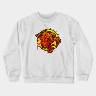 Bloody Tiger (color) Crewneck Sweatshirt